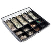 Volcora 16" Cash Drawer Tray - 14.1 x 13 x 2.5 Inch - 5 Bill / 8 Coin - Without Locking Cover