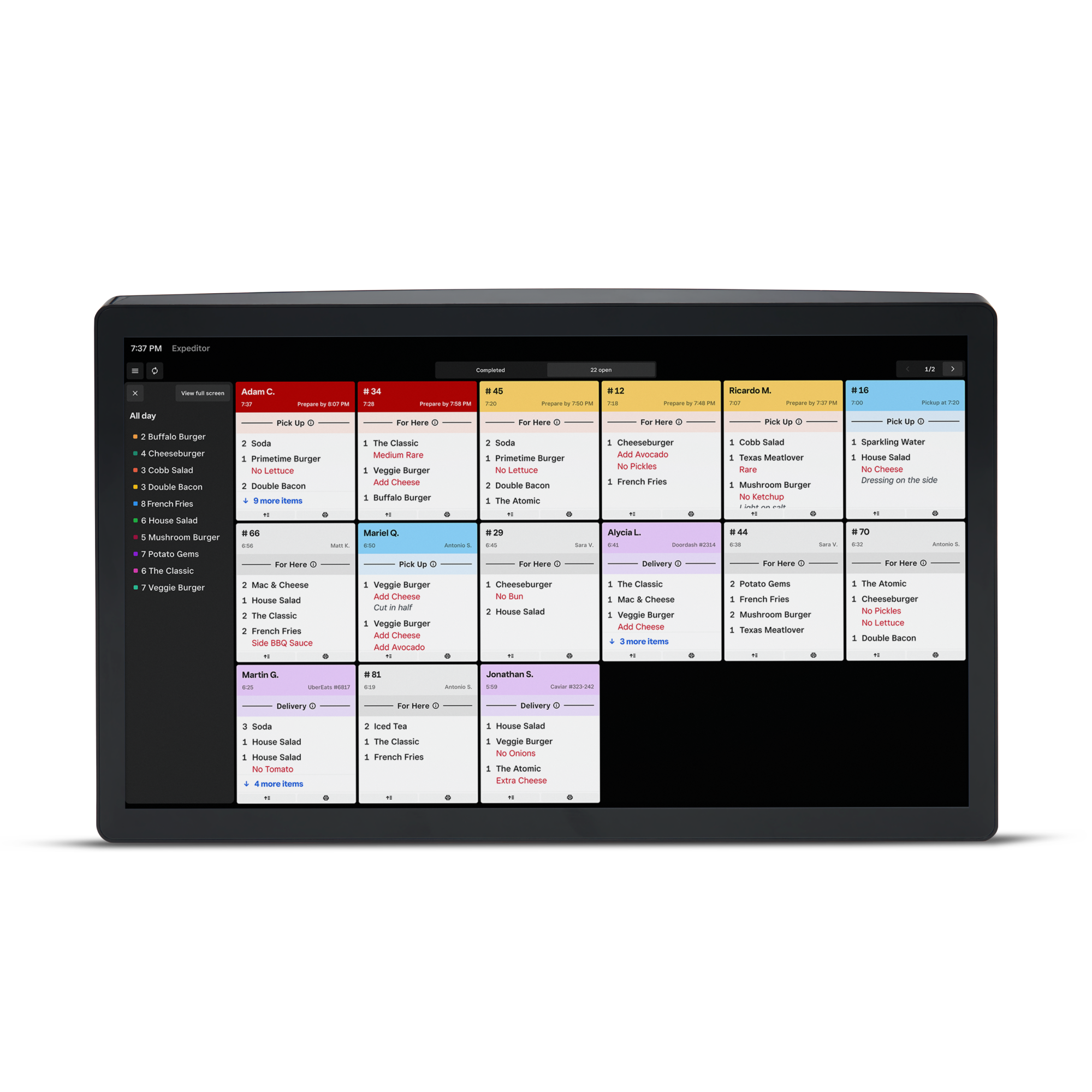 Square POS Kitchen Display System - New