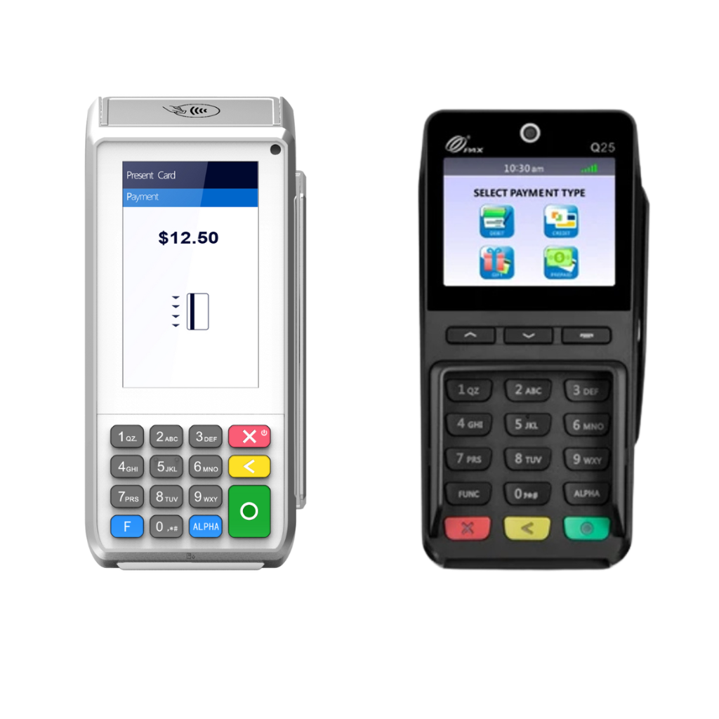 PAX A80 Countertop Smart Card Terminal - New & PAX Q25 Smart PIN Pad Mono - New