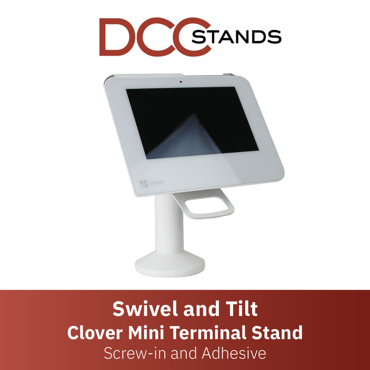 Clover Mini / Clover Mini 3 Swivel and Tilt Stand (White)