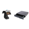 PAX E800 Android All-in-One 15.6" POS Terminal - New and APG Vasario Series Cash Drawer (VB320-BL1616) - Refurbished Bundle