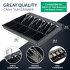 Volcora 13'' Cash Drawer Tray - 11.7 x 10.3 x 2.3 Inch, 4 Bill / 5 Coin - Without Locking Cover