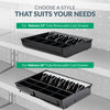 Volcora 13'' Cash Drawer Tray - 11.7 x 10.3 x 2.3 Inch, 4 Bill / 5 Coin - Without Locking Cover