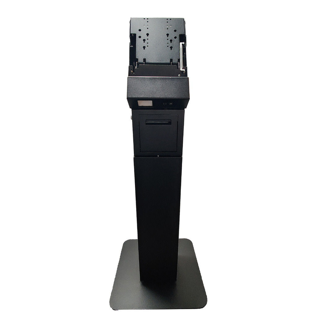 Logic Controls Self-Service Floor Kiosk Stand with Printer Storage