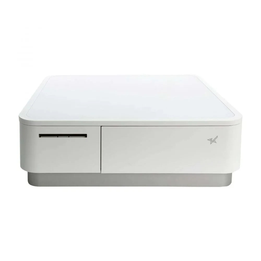 Star Micronics mPOP Receipt Printer and Cash Drawer (White)