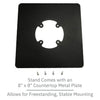 Ingenico Axium RX9000 Low Freestanding Swivel and Tilt Stand with Square Plate