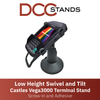 Castles VEGA3000 Countertop Low Swivel and Tilt Stand
