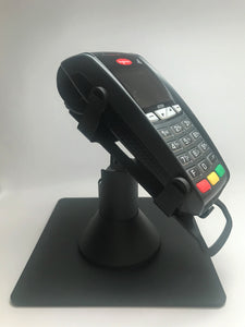 Ingenico ICT220 / ICT 250 Low Profile Swivel and Tilt Freestanding Metal Stand with Square Plate - DCCSUPPLY.COM