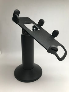 First Data RP10 PIN Pad Freestanding Swivel and Tilt Metal Stand with Round Plate - DCCSUPPLY.COM