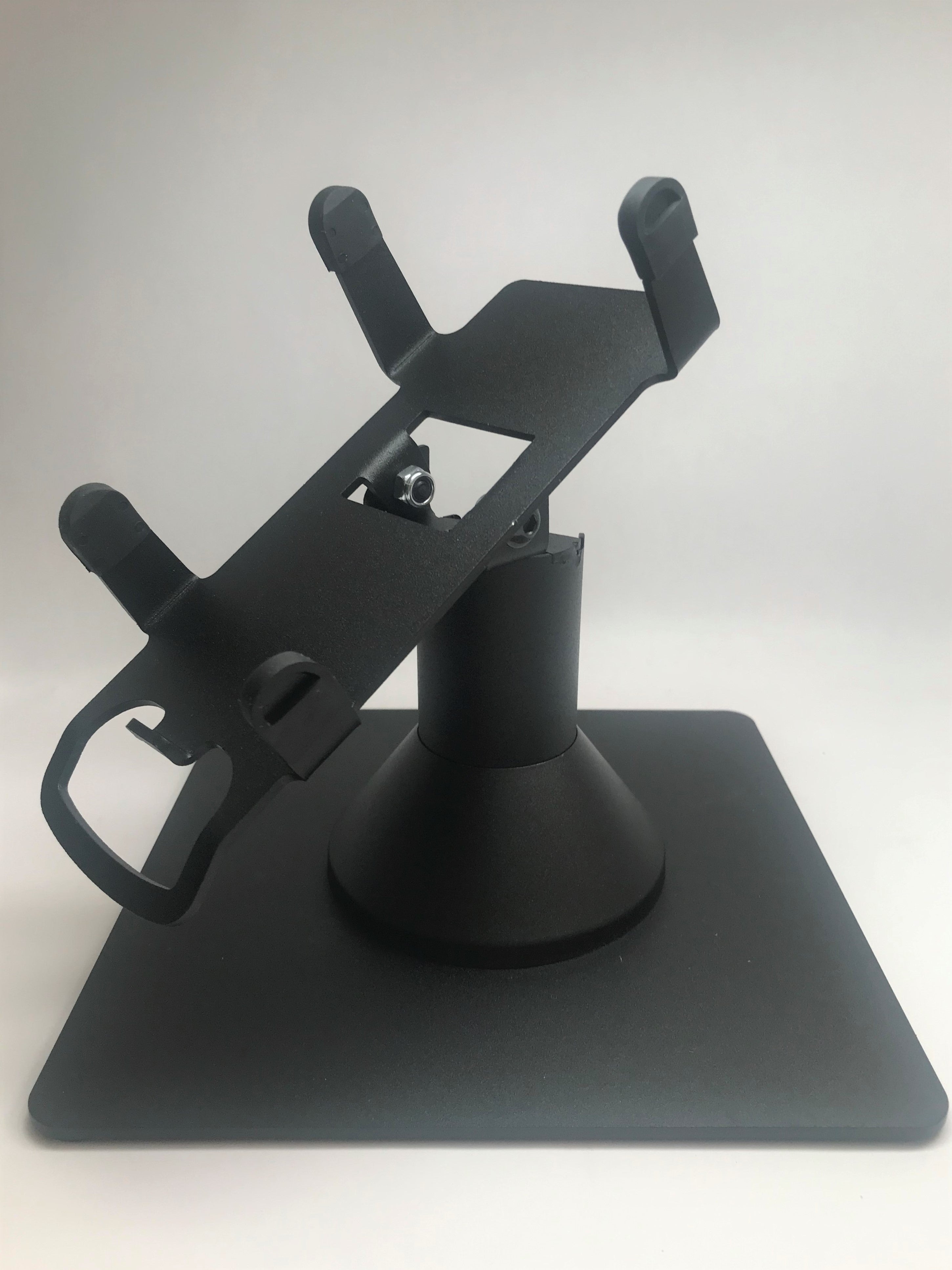 Ingenico ICT220 / ICT 250 Low Profile Swivel and Tilt Freestanding Metal Stand with Square Plate - DCCSUPPLY.COM