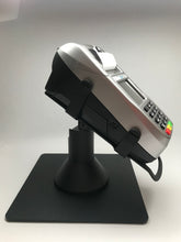 Load image into Gallery viewer, First Data FD150 Low Profile Swivel and Tilt Freestanding Metal Stand with Square Plate - DCCSUPPLY.COM
