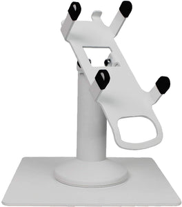 Valor Paytech VL100 Freestanding Swivel and Tilt Stand with Square Plate (White)
