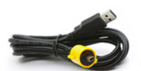 Verifone Refurb Yellow Cable for MX8xx to ECR 12V Power USB 2M (CBL - 23998-02) - DCCSUPPLY.COM