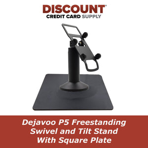 Dejavoo P5 Freestanding Swivel and Tilt Stand with Square Plate
