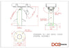 Ingenico ICT220 / ICT 250 Low Profile Swivel and Tilt Freestanding Metal Stand with Square Plate - DCCSUPPLY.COM
