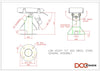 First Data FD35/ FD40 PIN Pad Low Profile Freestanding Swivel Stand with Round Plate - DCCSUPPLY.COM