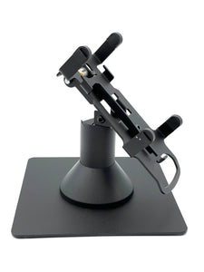 PAX A80 Locking Low Freestanding Swivel and Tilt Stand with Square Plate