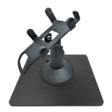 Castles Vega3000 Low Profile Black Swivel and Tilt Freestanding Metal Stand with Square Plate - DCCSUPPLY.COM