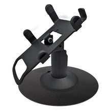 Load image into Gallery viewer, Dejavoo Z3/Z6 Low Profile Black Swivel and Tilt Freestanding Metal Stand with Round Plate - DCCSUPPLY.COM
