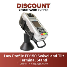 Load image into Gallery viewer, First Data FD150 Low Profile Swivel and Tilt Metal Stand - DCCSUPPLY.COM

