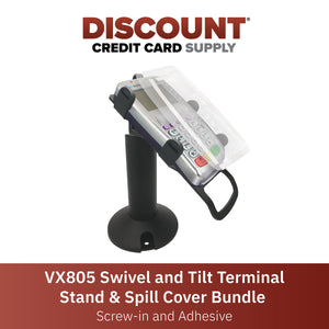 Verifone Vx805 Swivel and Tilt Stand and Full Device Protective Cover - DCCSUPPLY.COM