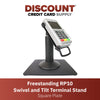 First Data RP10 PIN Pad Freestanding Swivel Metal Stand with Square Plate - DCCSUPPLY.COM