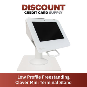 Clover Mini Low Profile Swivel and Tilt Freestanding Metal Stand with Square Plate - DCCSUPPLY.COM