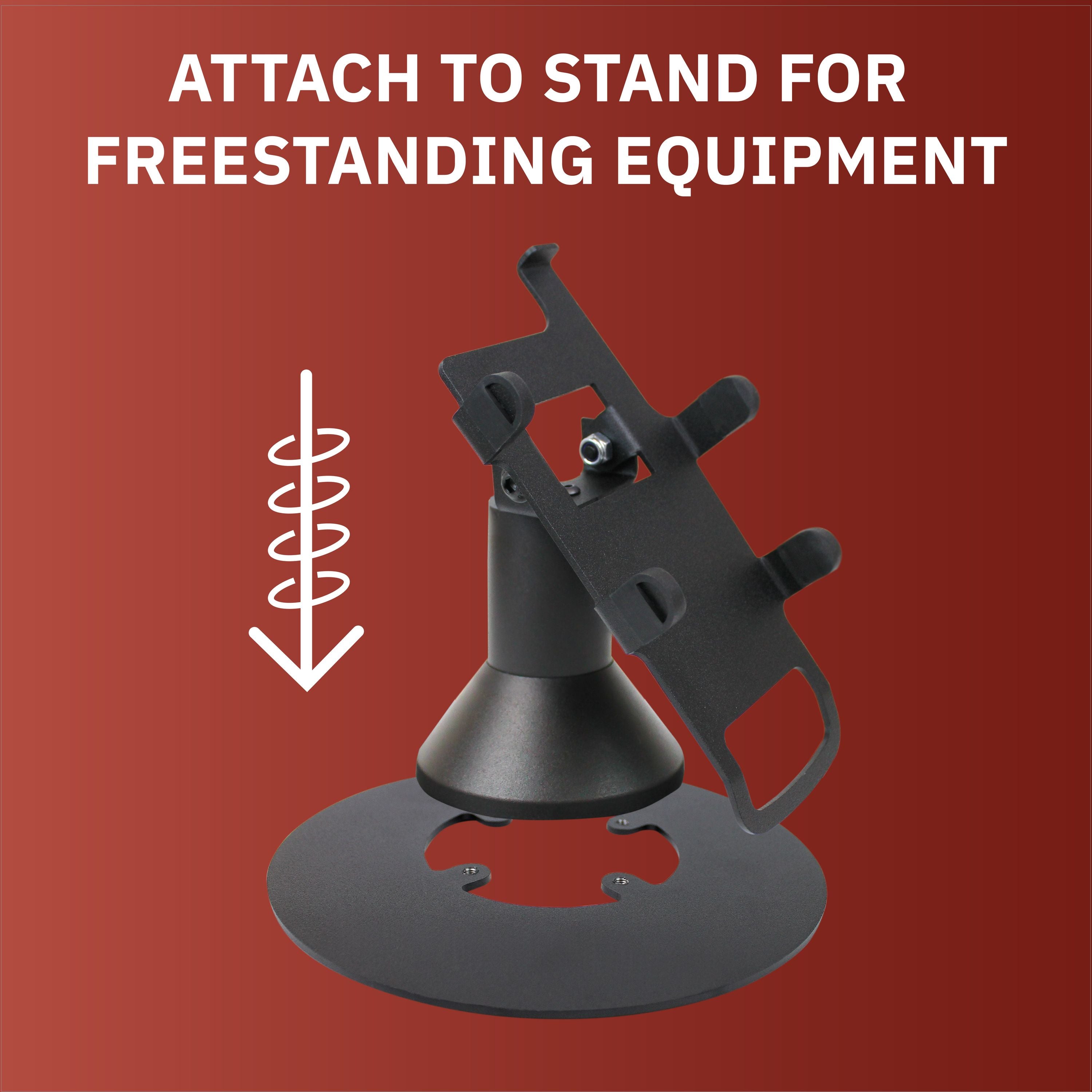 Stackable Black Base Plate Freestanding Black Round Base Plate