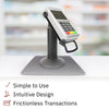 First Data RP10 PIN Pad Freestanding Swivel Metal Stand with Square Plate - DCCSUPPLY.COM