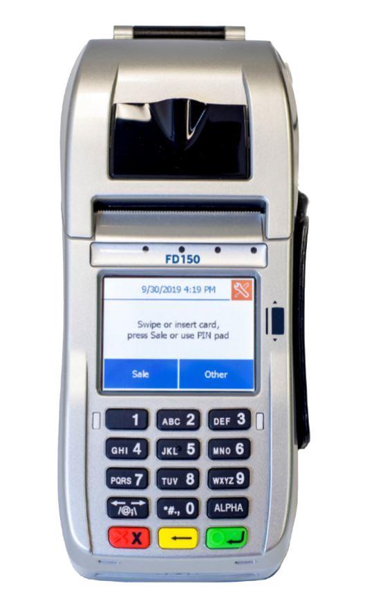 First Data FD150 EMV CTLS Credit Card Terminal Refurb