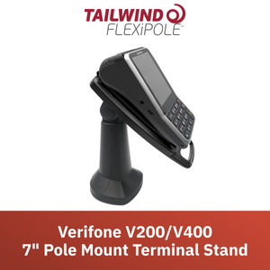 Verifone V200/V400 7" Pole Mount Terminal Stand