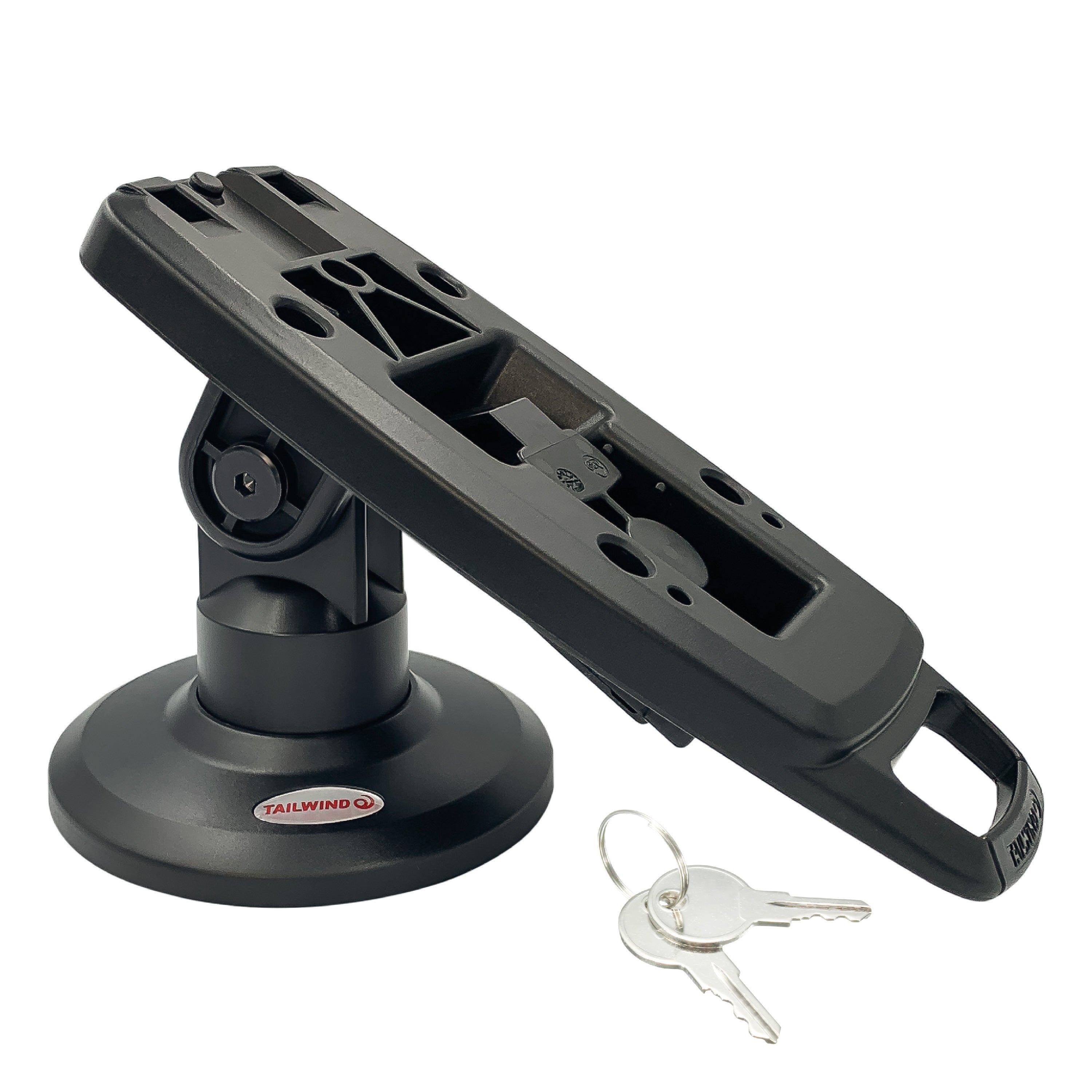 Verifone P200/P400 3" Key Locking Compact Pole Mount Terminal Stand - DCCSUPPLY.COM