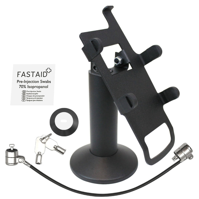 First Data FD35 / FD40 Swivel and Tilt Stand with Device to Stand Security Tether Lock, Two Keys 8
