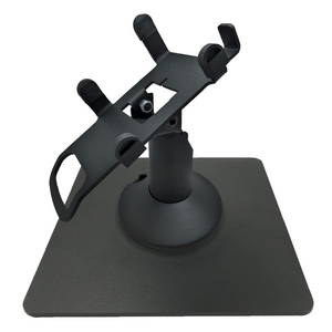 Dejavoo Z3/Z6 Low Profile Black Swivel and Tilt Freestanding Metal Stand with Square Plate - DCCSUPPLY.COM
