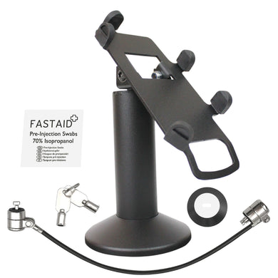 First Data RP10 Swivel and Tilt Terminal Stand with Device to Stand Security Tether Lock, Two Keys 8