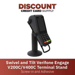 Verifone V200C, V200C Plus, V400C Plus Swivel and Tilt Stand - DCCSUPPLY.COM