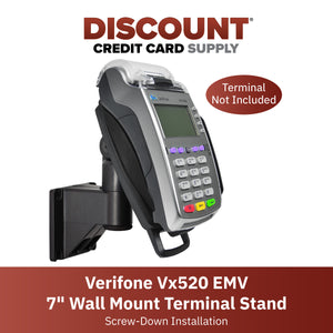 Verifone Vx520 EMV 7" Wall Mount Terminal Stand - DCCSUPPLY.COM