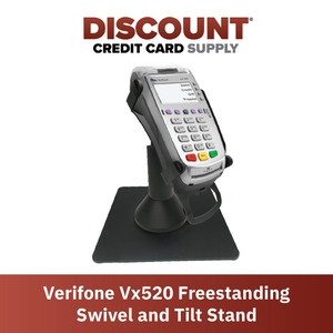 Verifone Vx520 Freestanding Swivel and Tilt Metal Stand - DCCSUPPLY.COM