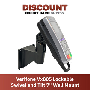 Verifone Vx805 7" Key Locking Wall Mount Terminal Stand - DCCSUPPLY.COM