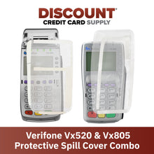 Load image into Gallery viewer, Verifone Vx520 and Vx805 Full Device Protective Spill Cover Combo - DCCSUPPLY.COM
