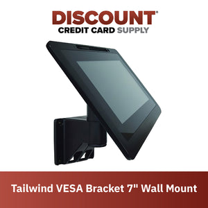 VESA Bracket with 7" Wall Mount Terminal Stand - DCCSUPPLY.COM