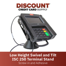 Load image into Gallery viewer, Ingenico ISC 250 Low Profile Swivel and Tilt Metal Stand - DCCSUPPLY.COM

