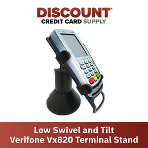 Verifone Vx820 Low Profile Swivel and Tilt Metal Stand - DCCSUPPLY.COM