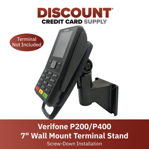Verifone P200/P400 7" Wall Mount Terminal Stand - DCCSUPPLY.COM