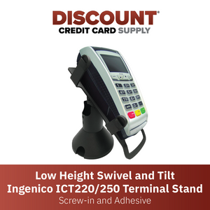 Ingenico ICT 220/250 Low Profile Swivel and Tilt Metal Stand - DCCSUPPLY.COM