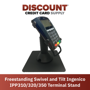 Ingenico IPP 310/315/320/350 Freestanding Swivel and Tilt Metal Stand - DCCSUPPLY.COM
