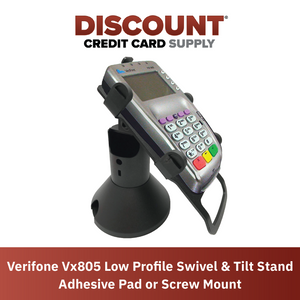 Verifone Vx805 Low Profile Swivel and Tilt Metal Stand - DCCSUPPLY.COM