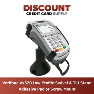 Verifone Vx520 Low Profile Swivel and Tilt Metal Stand - DCCSUPPLY.COM