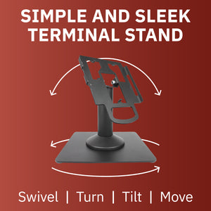 PAX Px5 Freestanding Swivel and Tilt Metal Stand - DCCSUPPLY.COM