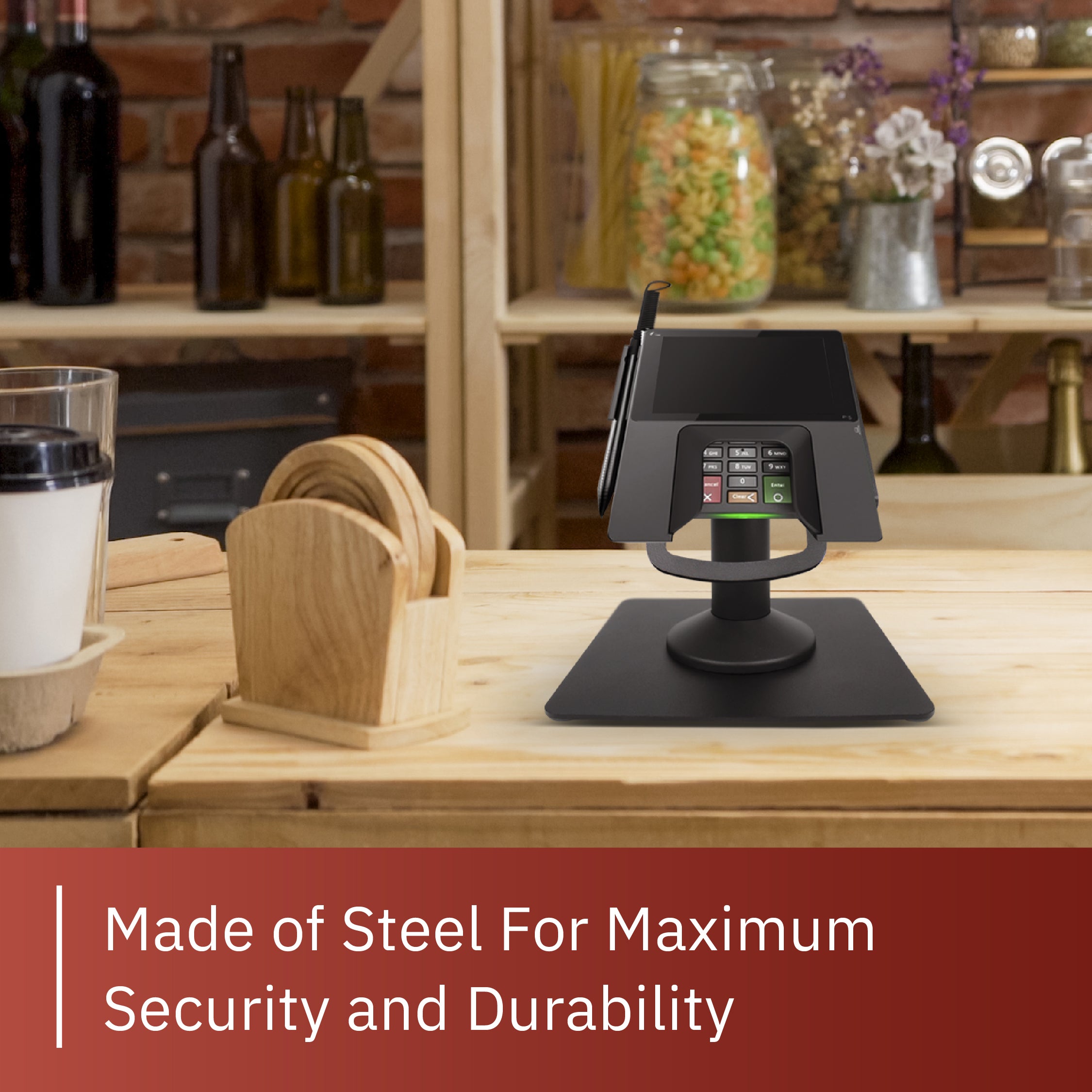 PAX Px5 Freestanding Swivel and Tilt Metal Stand - DCCSUPPLY.COM